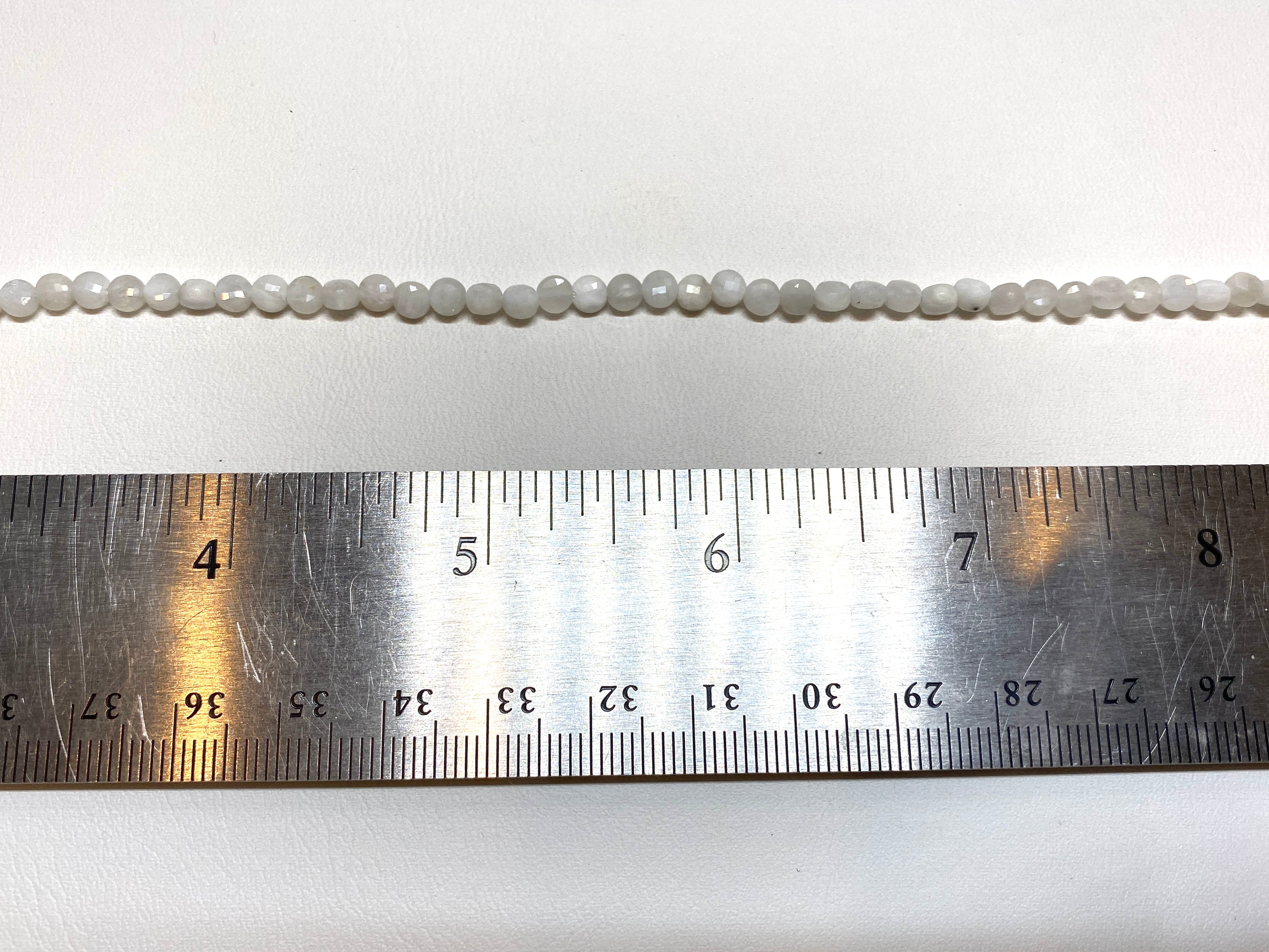 Moonstone - Small Faceted Coins