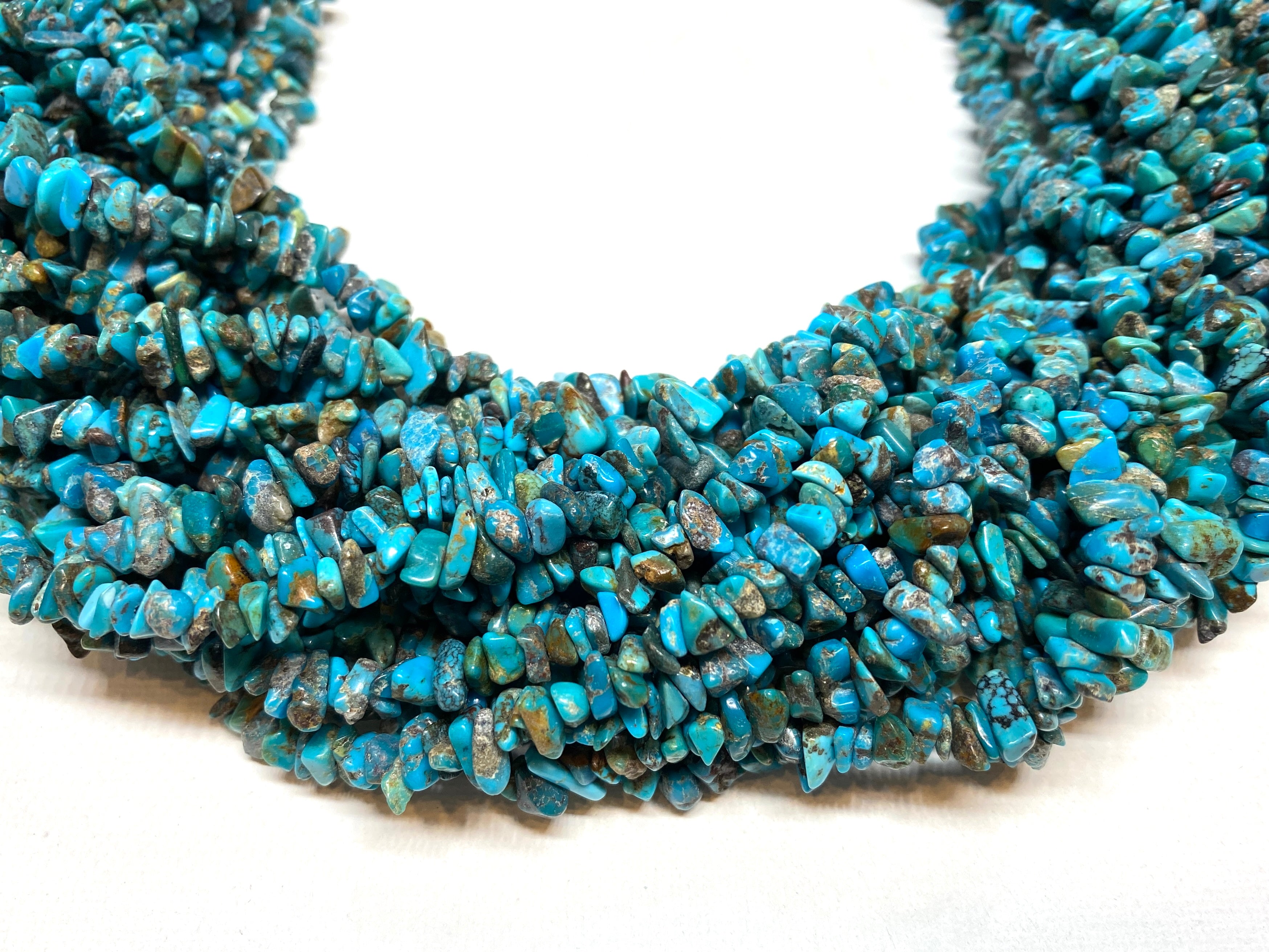 Natural Turquoise Chips - 5mm