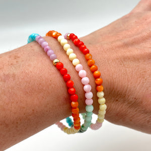 Shell stretchy bracelet set
