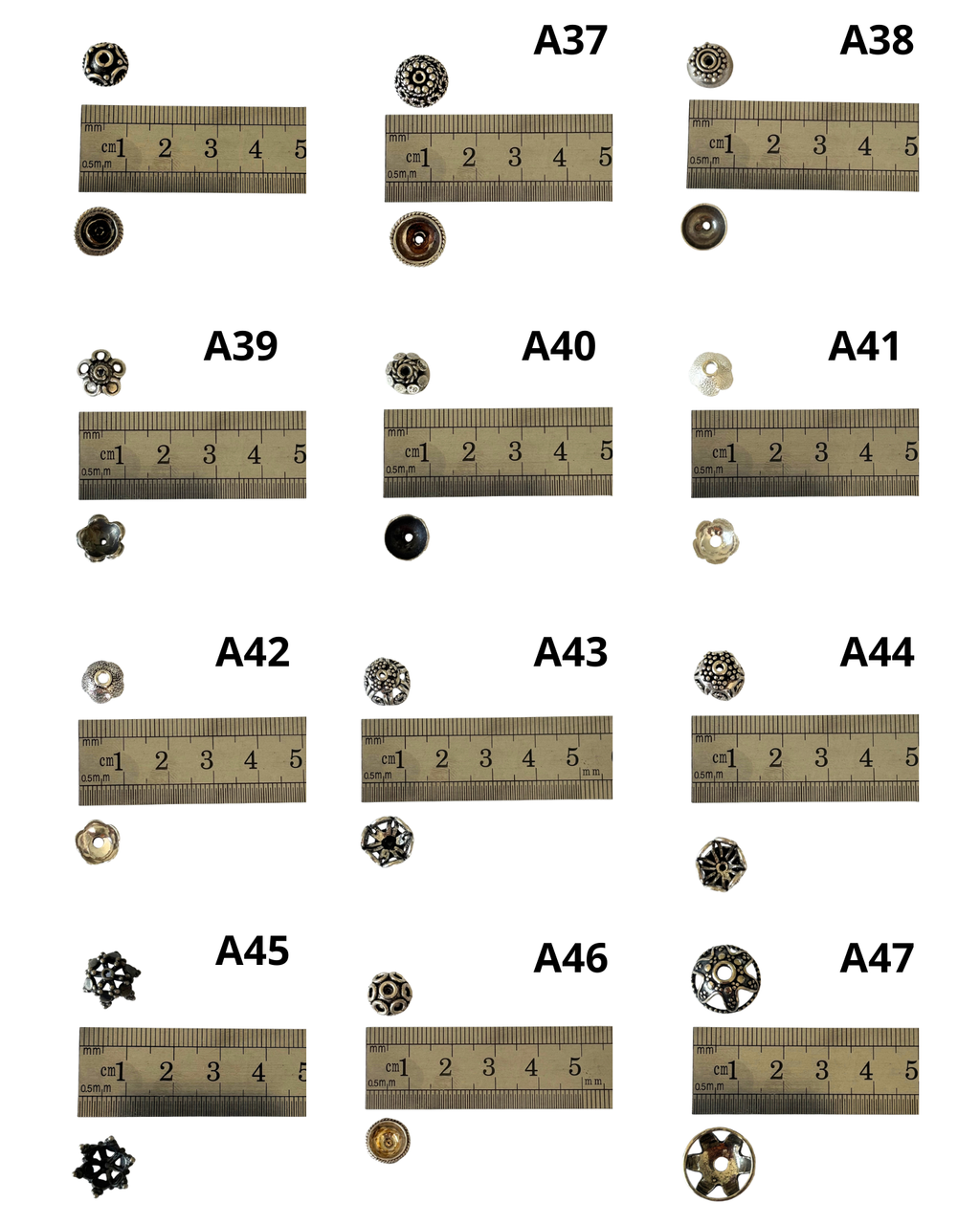 Bali Silver: Caps (pack)