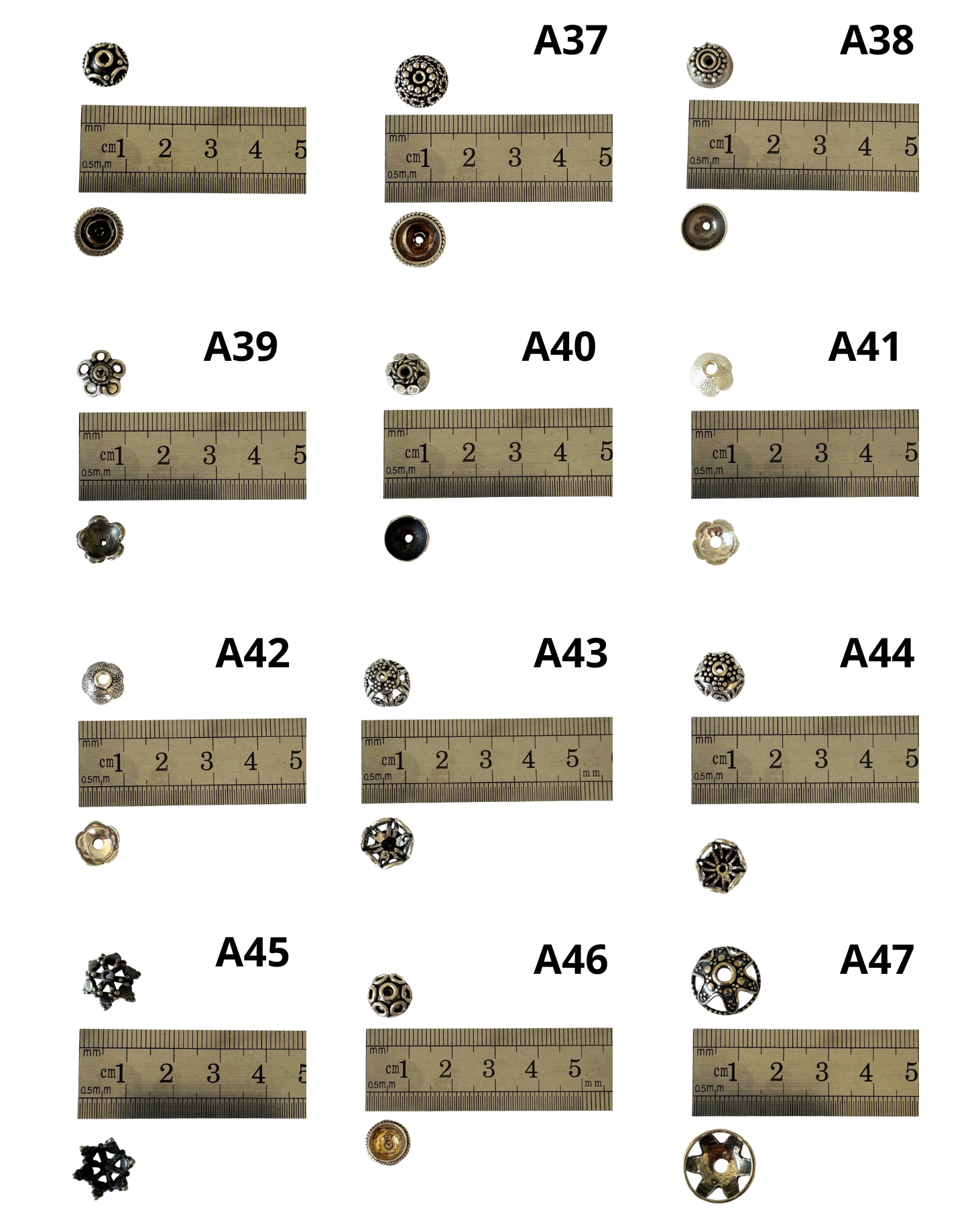 Bali Silver: Caps (pack)