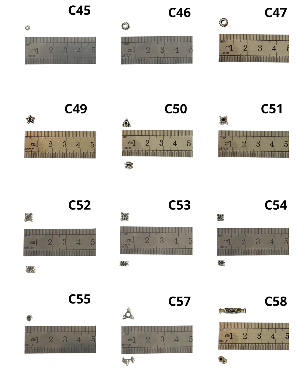 Bali Silver: Spacers (pack)