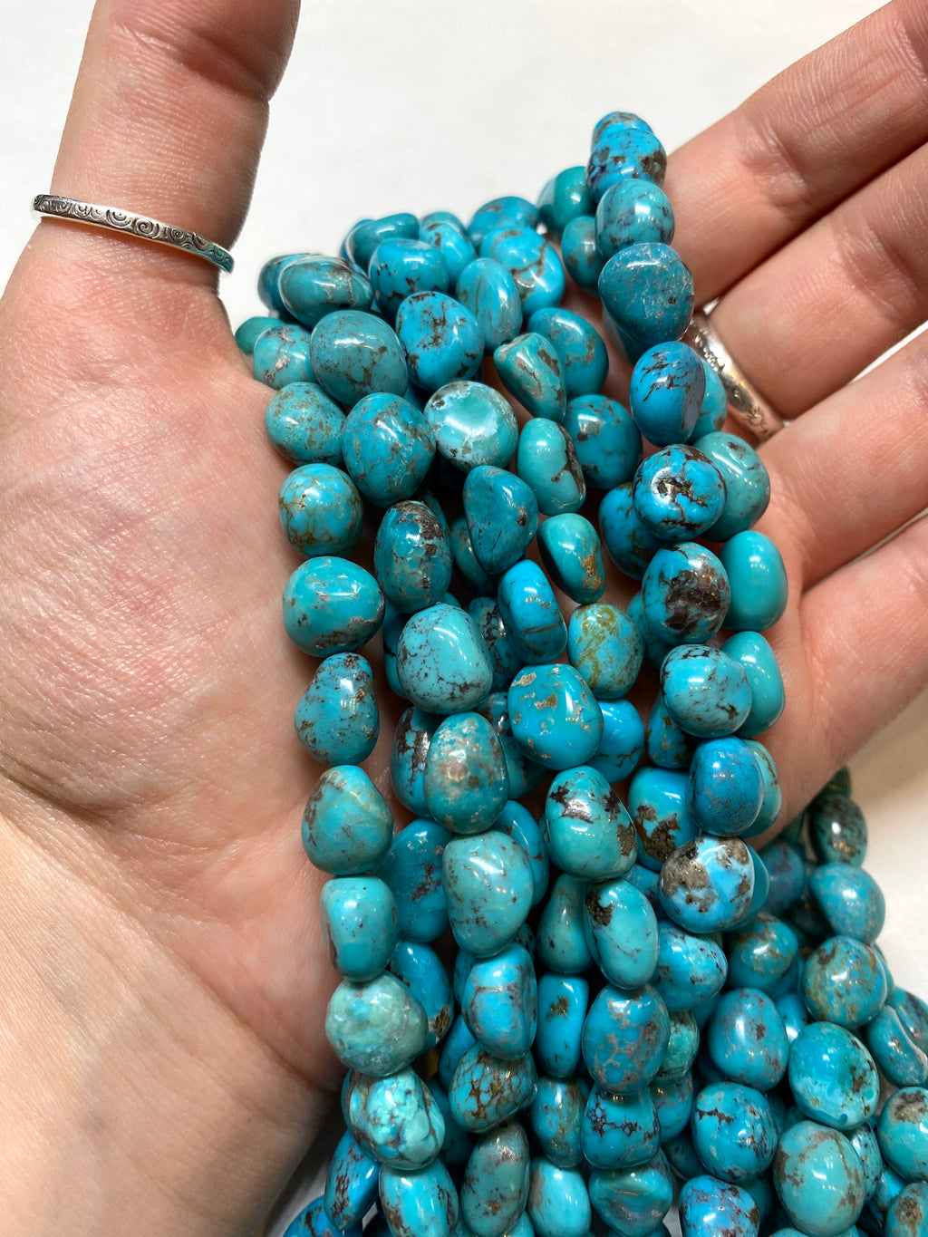 Natural Turquoise Nuggets - 10x10mm