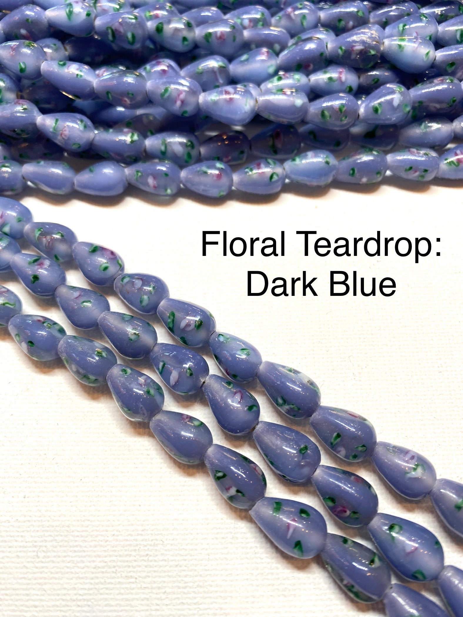 Floral Teardrop