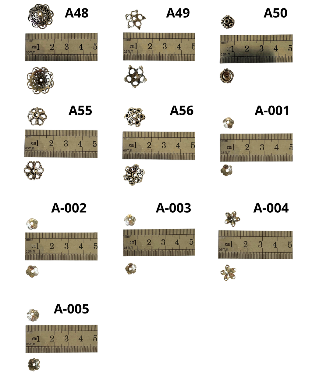 Bali Silver: Caps (pack)