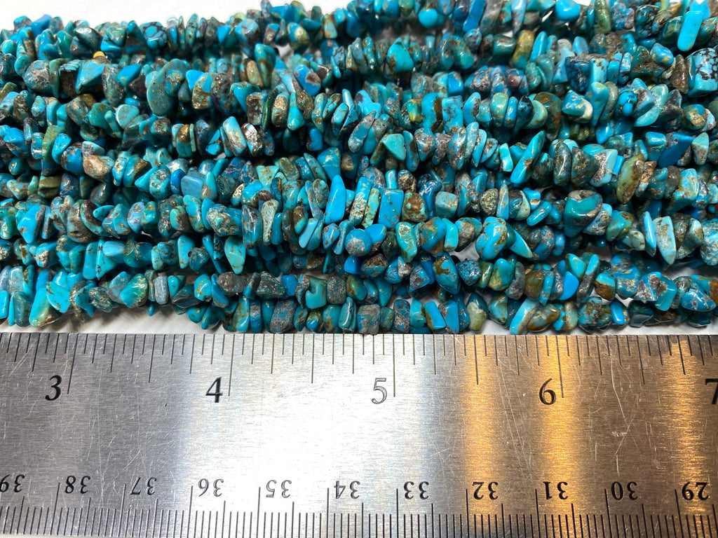 Natural Turquoise Chips - 5mm