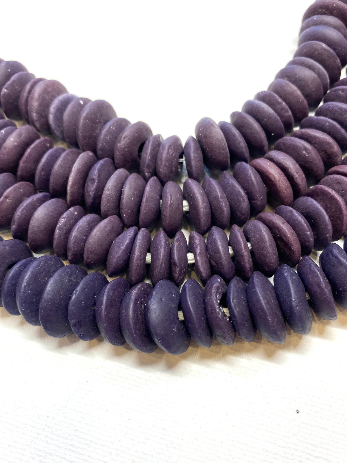 African Saucer Disk Beads