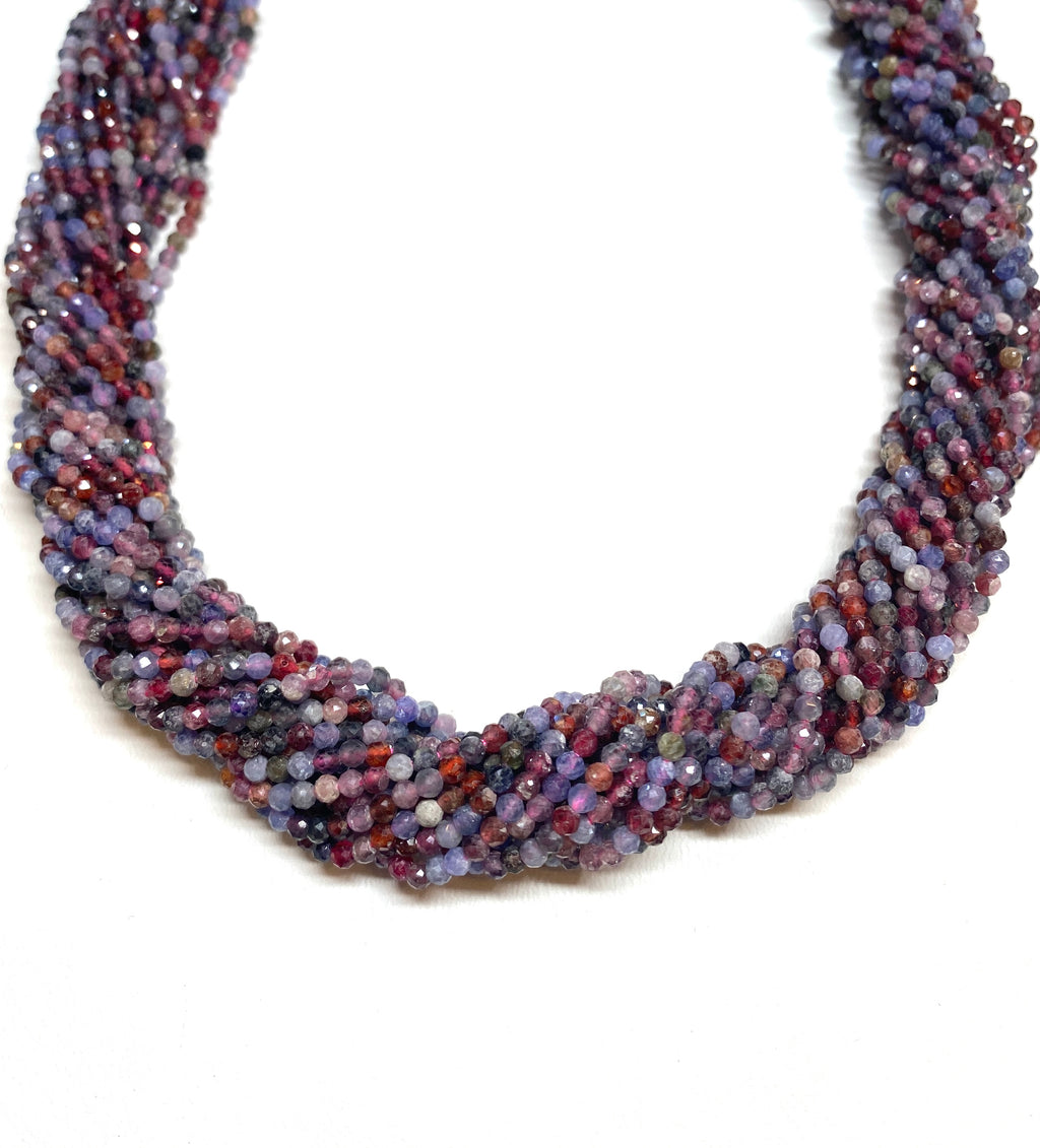 Multi-Color Spinel Faceted Rounds