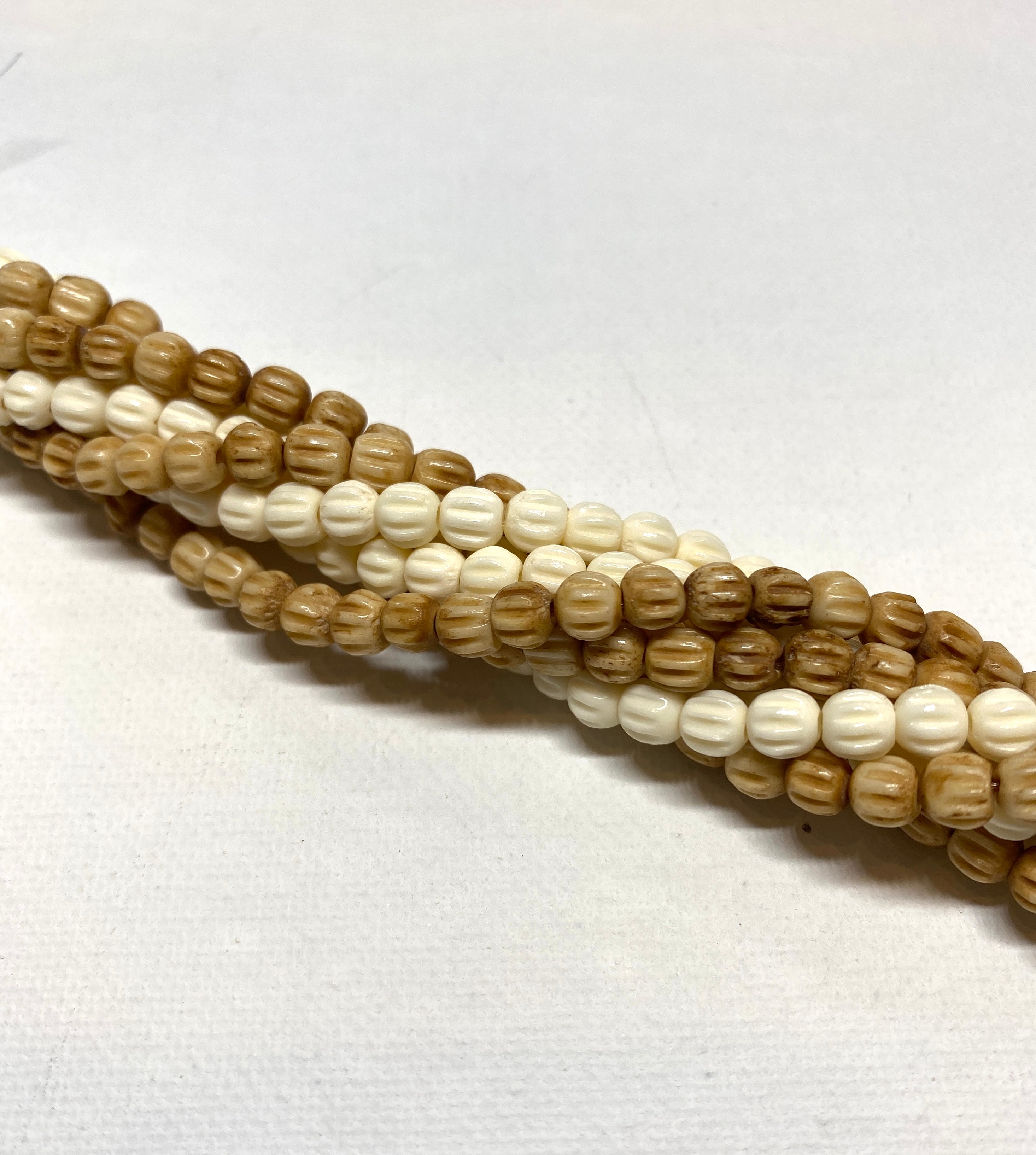 Bone Fluted Round - 5mm