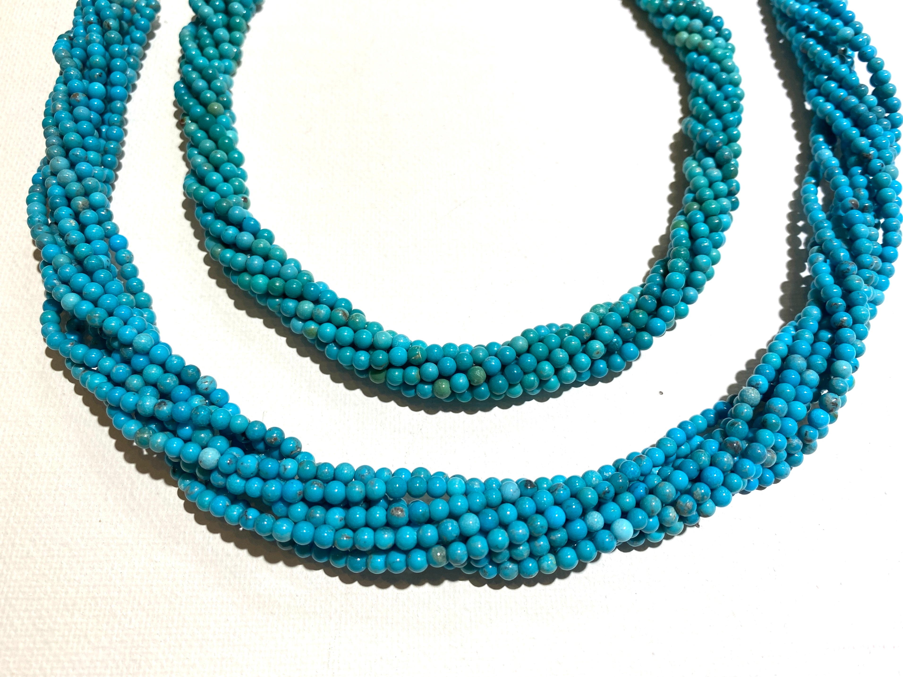 Natural Turquoise Rounds - 3mm