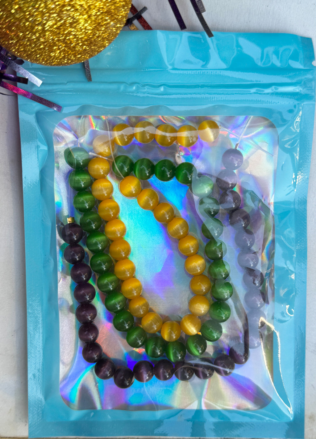 Mardi Gras Cats Eye Mix
