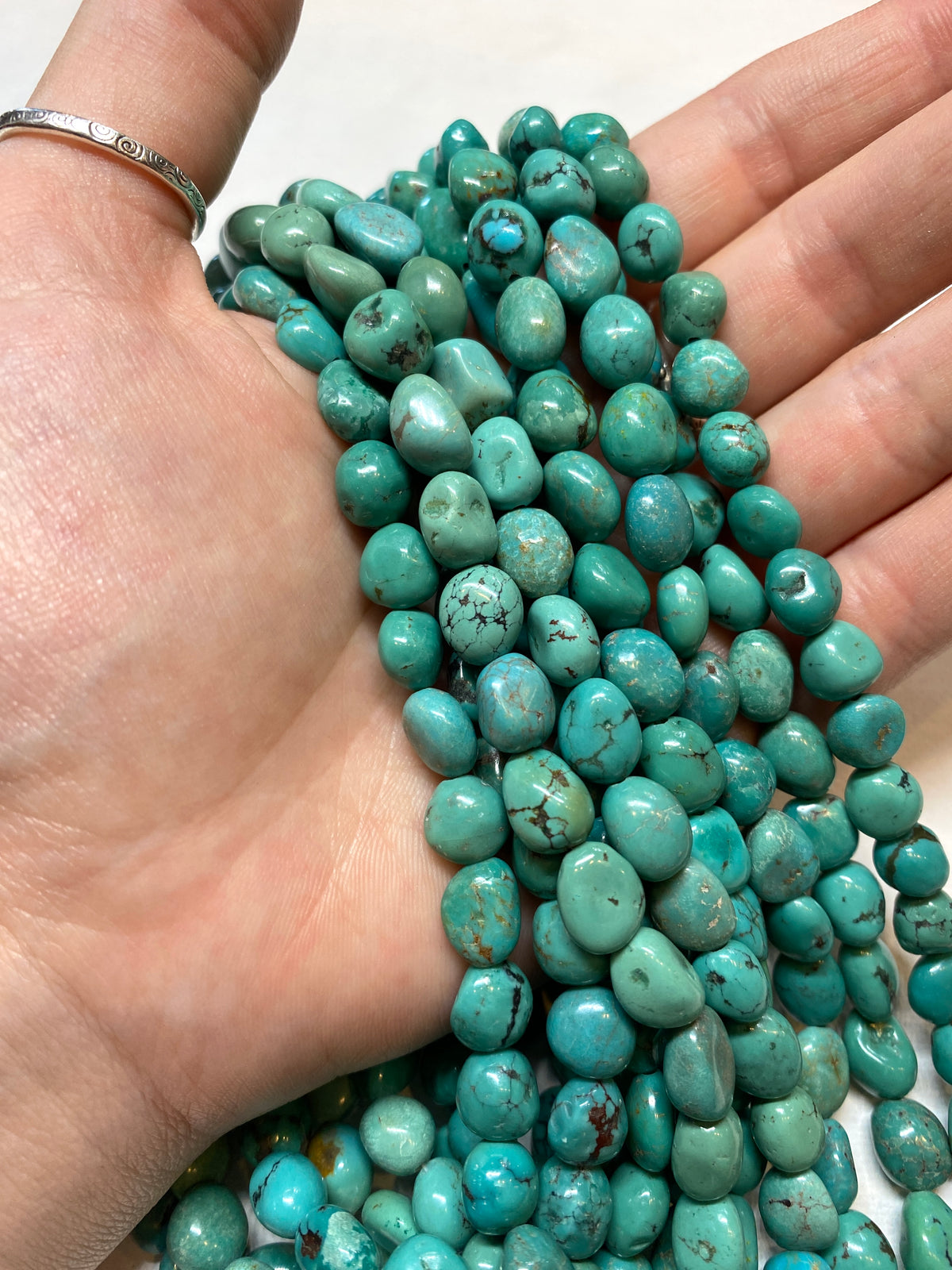 Natural Turquoise Nuggets - 8x8mm
