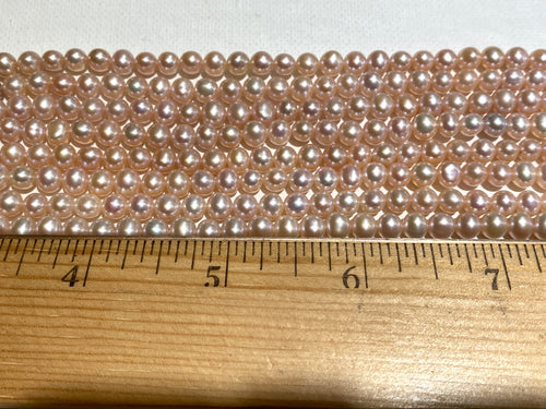 Freshwater Pearls - Nearly Round 5mm - Natural Color