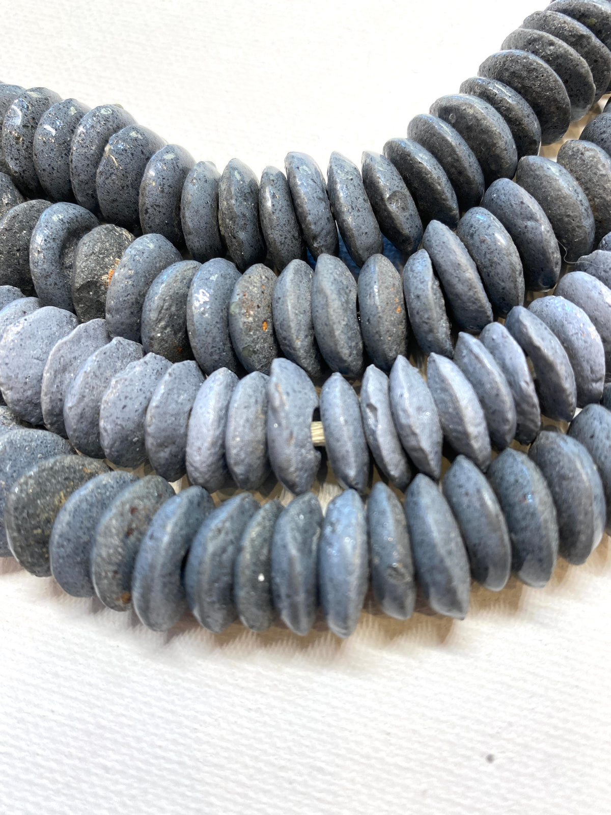 African Saucer Disk Beads
