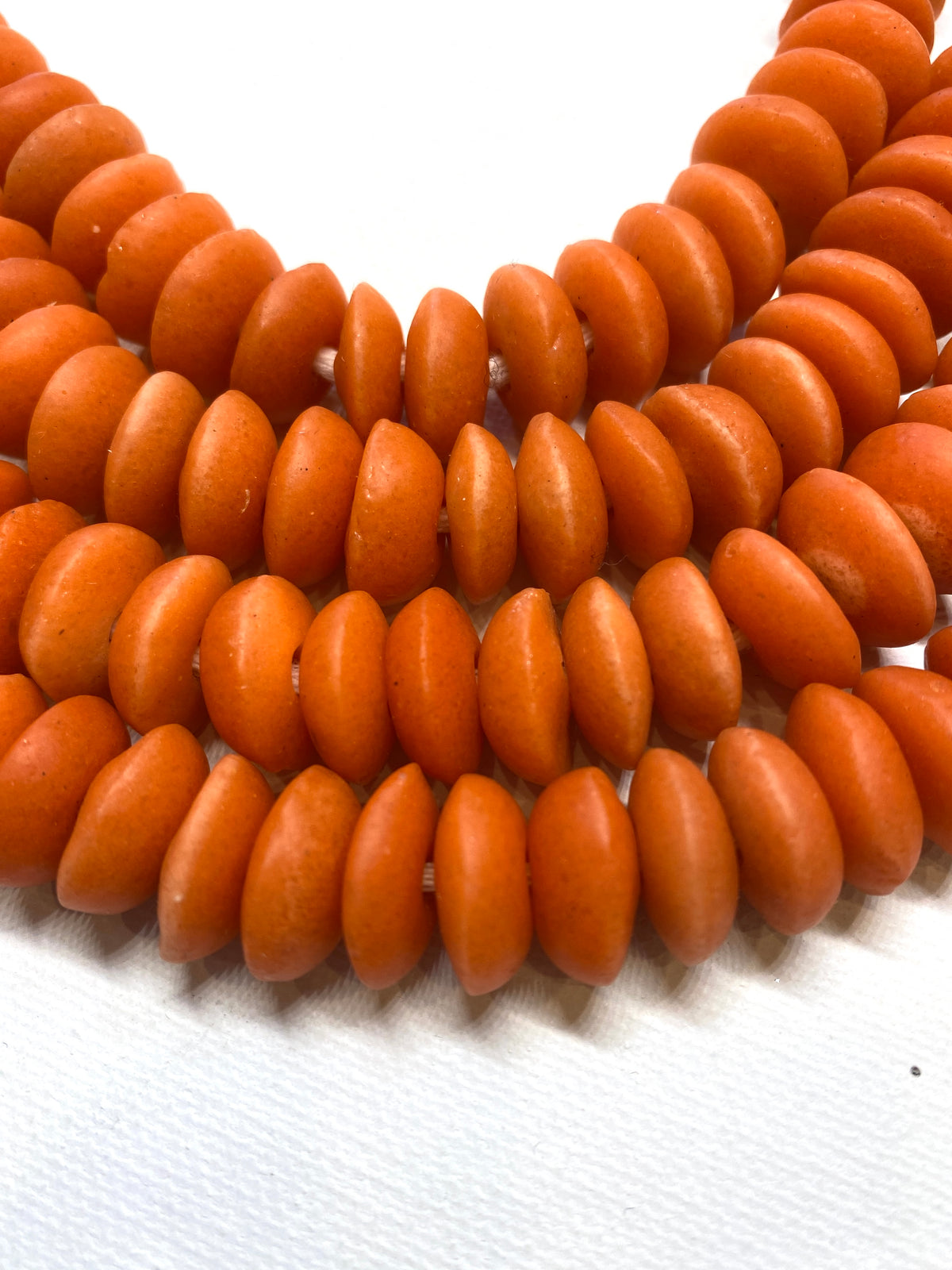 African Saucer Disk Beads