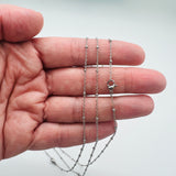 Stainless Satellite Chain 17.5" Necklace