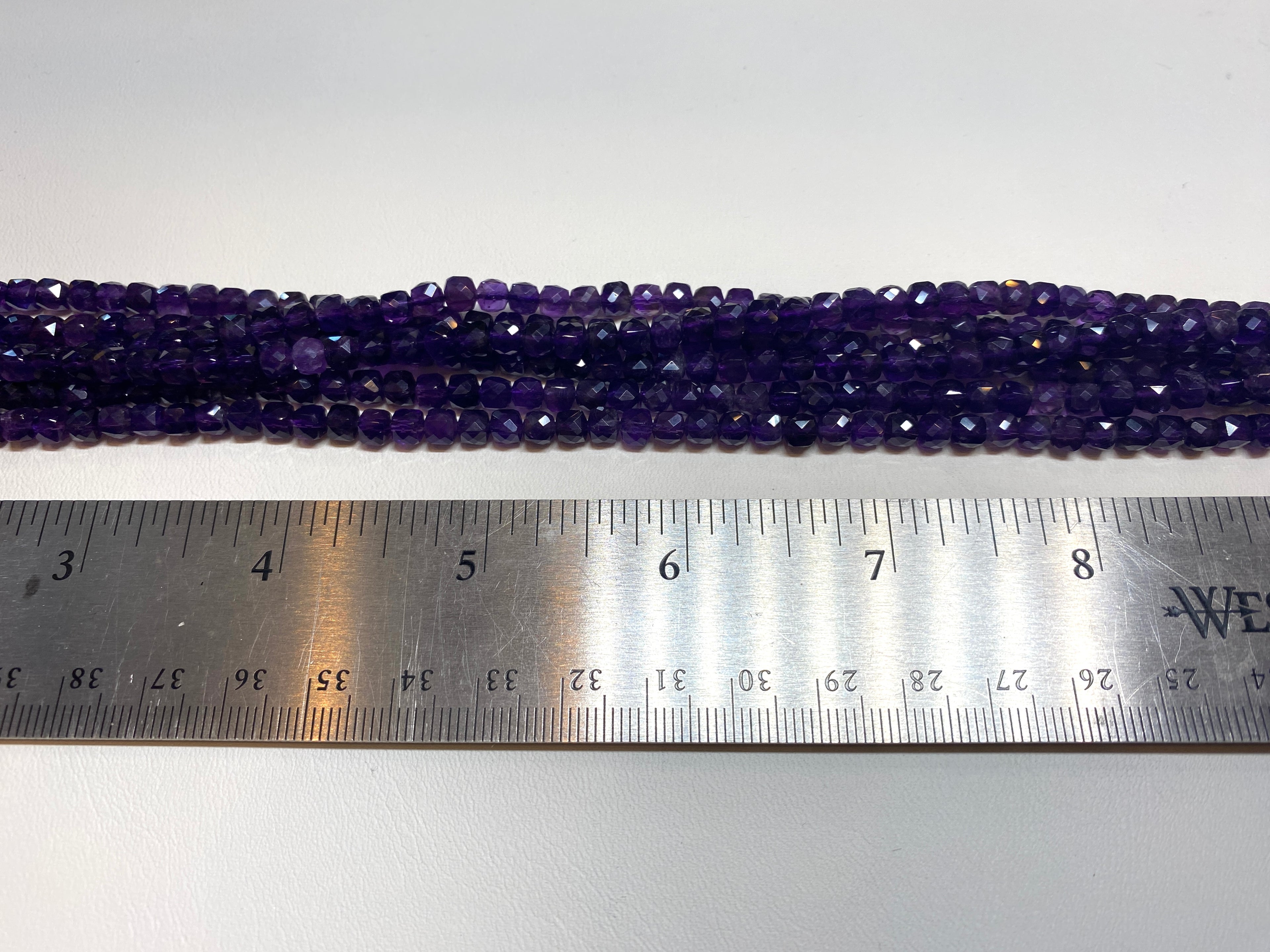 Amethyst (A Grade) Faceted Cubes