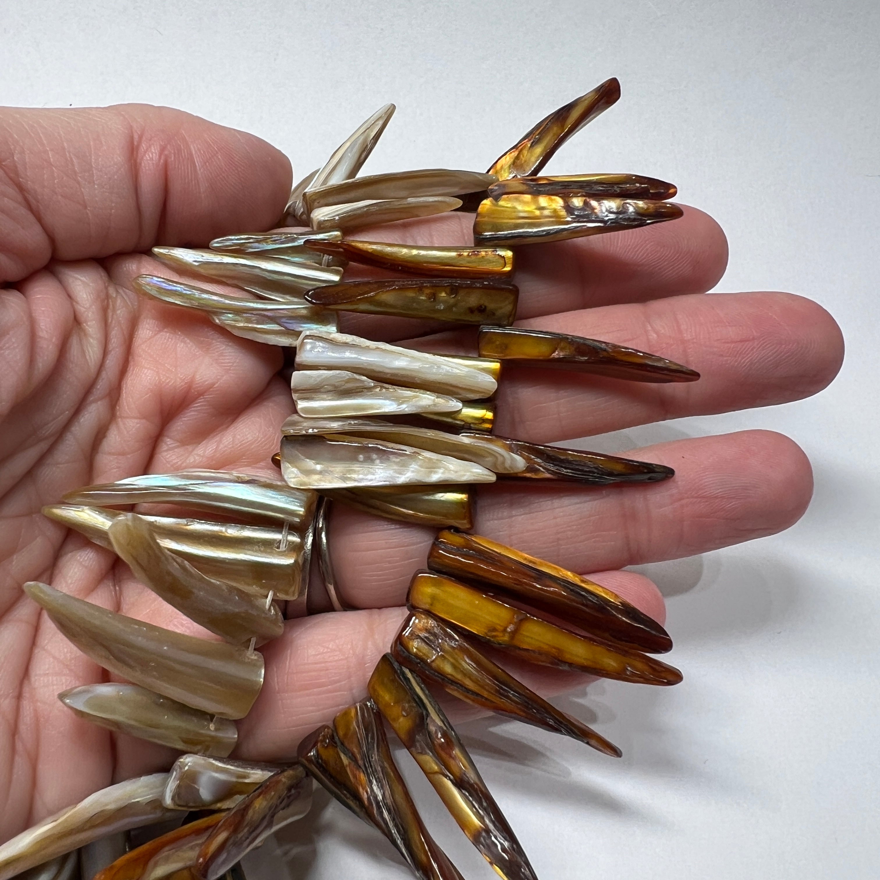 Mother of Pearl Spikes