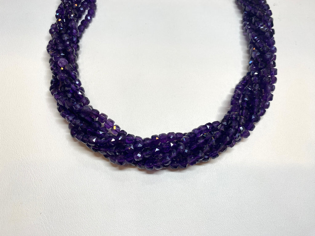 Amethyst (A Grade) Faceted Cubes