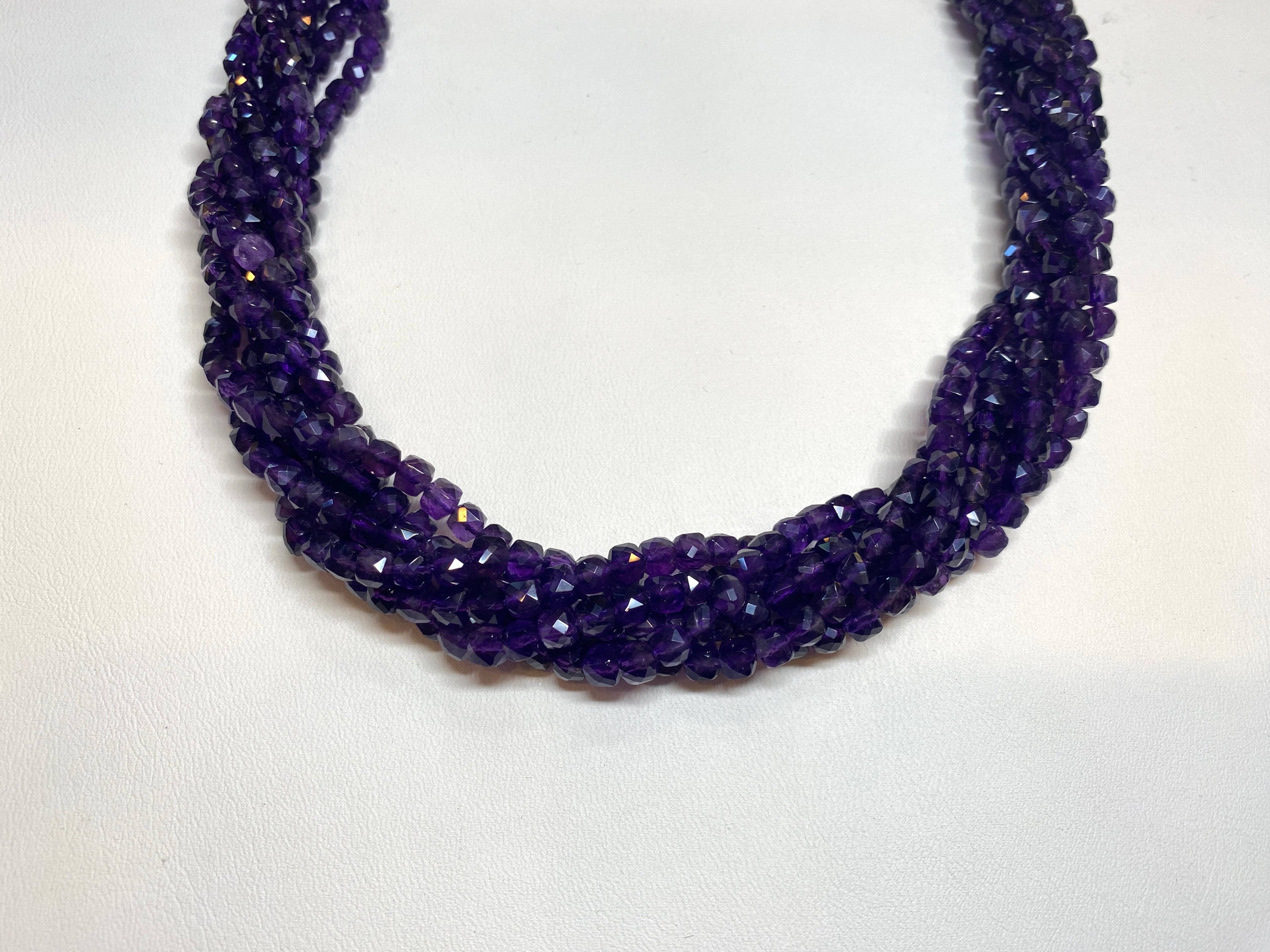 Amethyst (A Grade) Faceted Cubes
