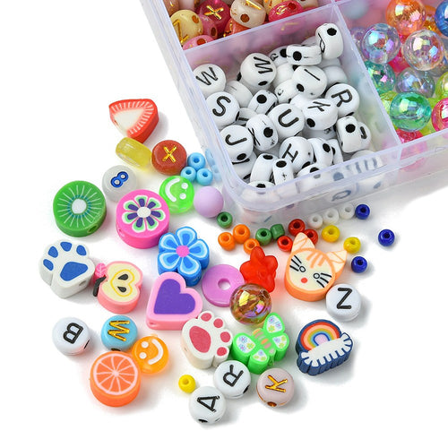 Polymer Clay Shapes and Glass Bead Kit