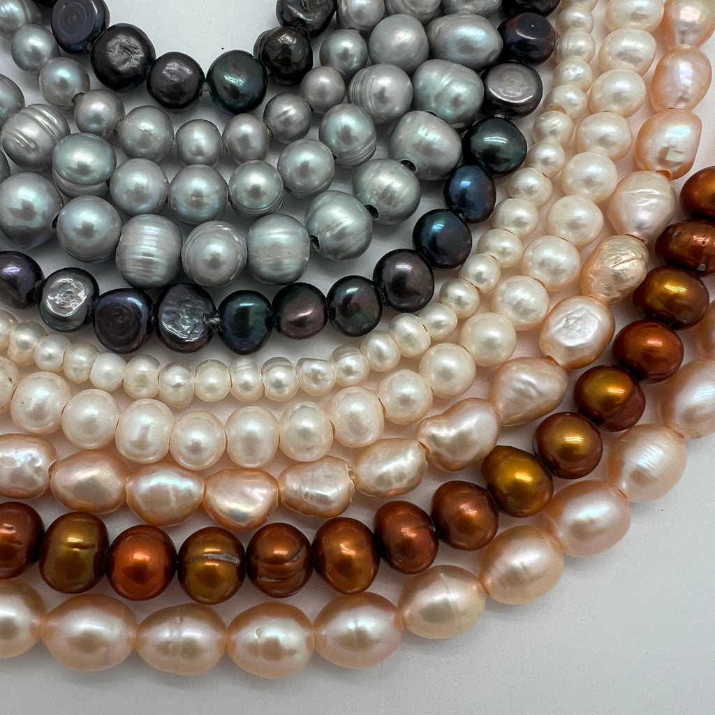 Large Hole Freshwater Pearls