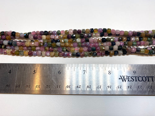 Tourmaline (A Grade)  Faceted Cubes