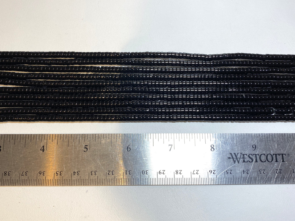 Black Obsidian Heishi 2x4mm