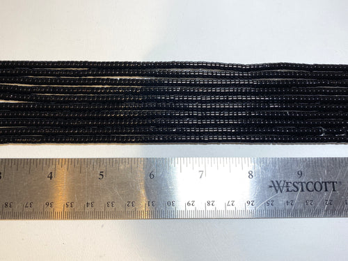 Black Obsidian Heishi 2x4mm