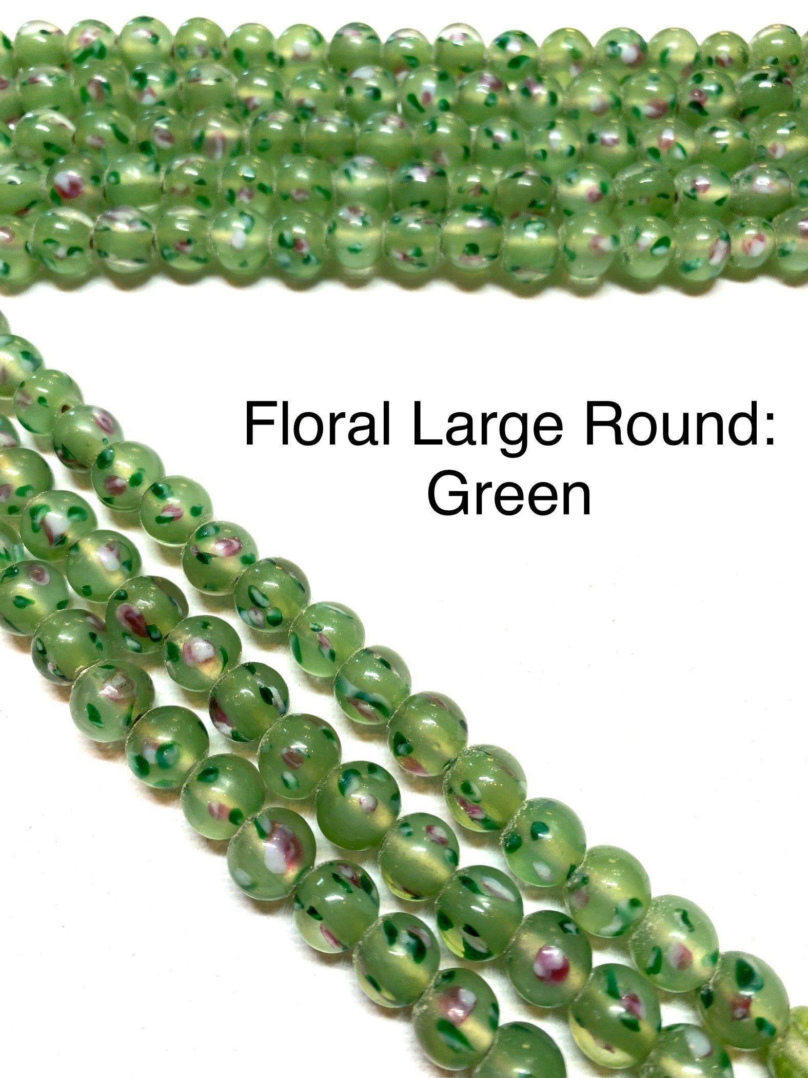 Floral Large Round