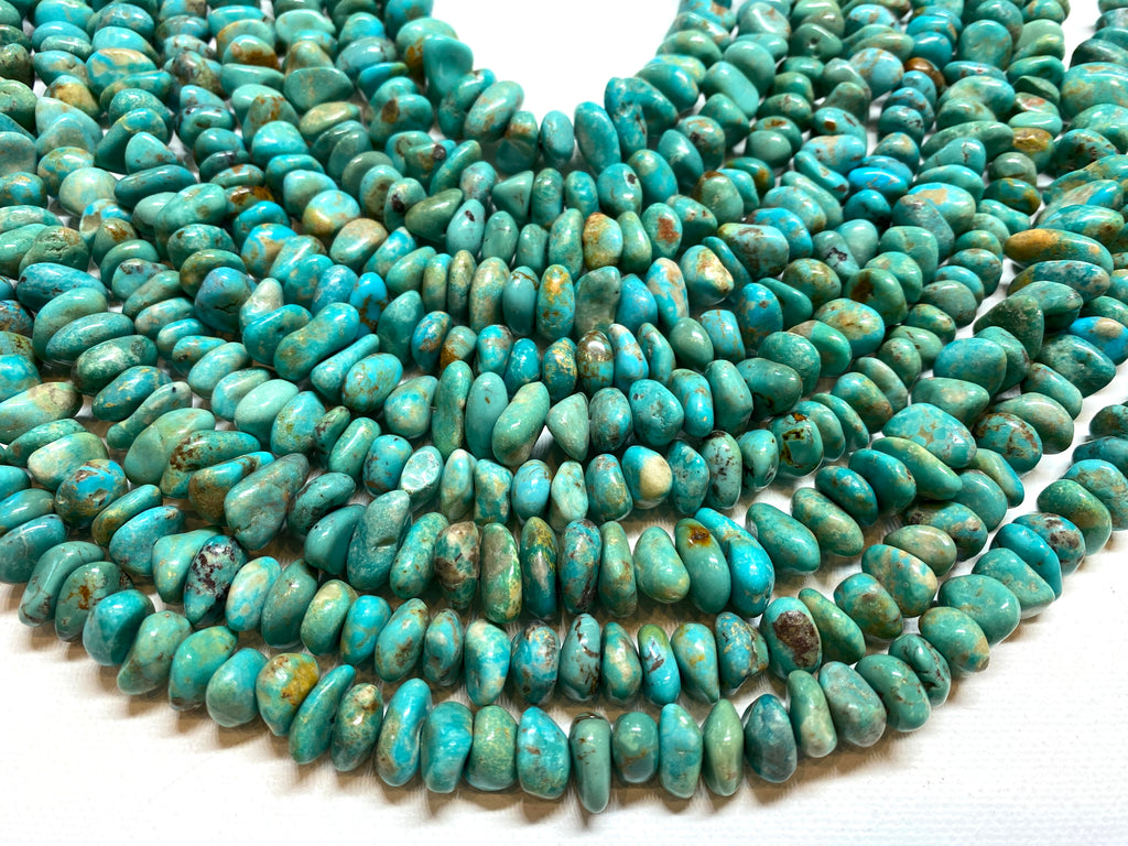 Natural Turquoise Nuggets - 10x6mm