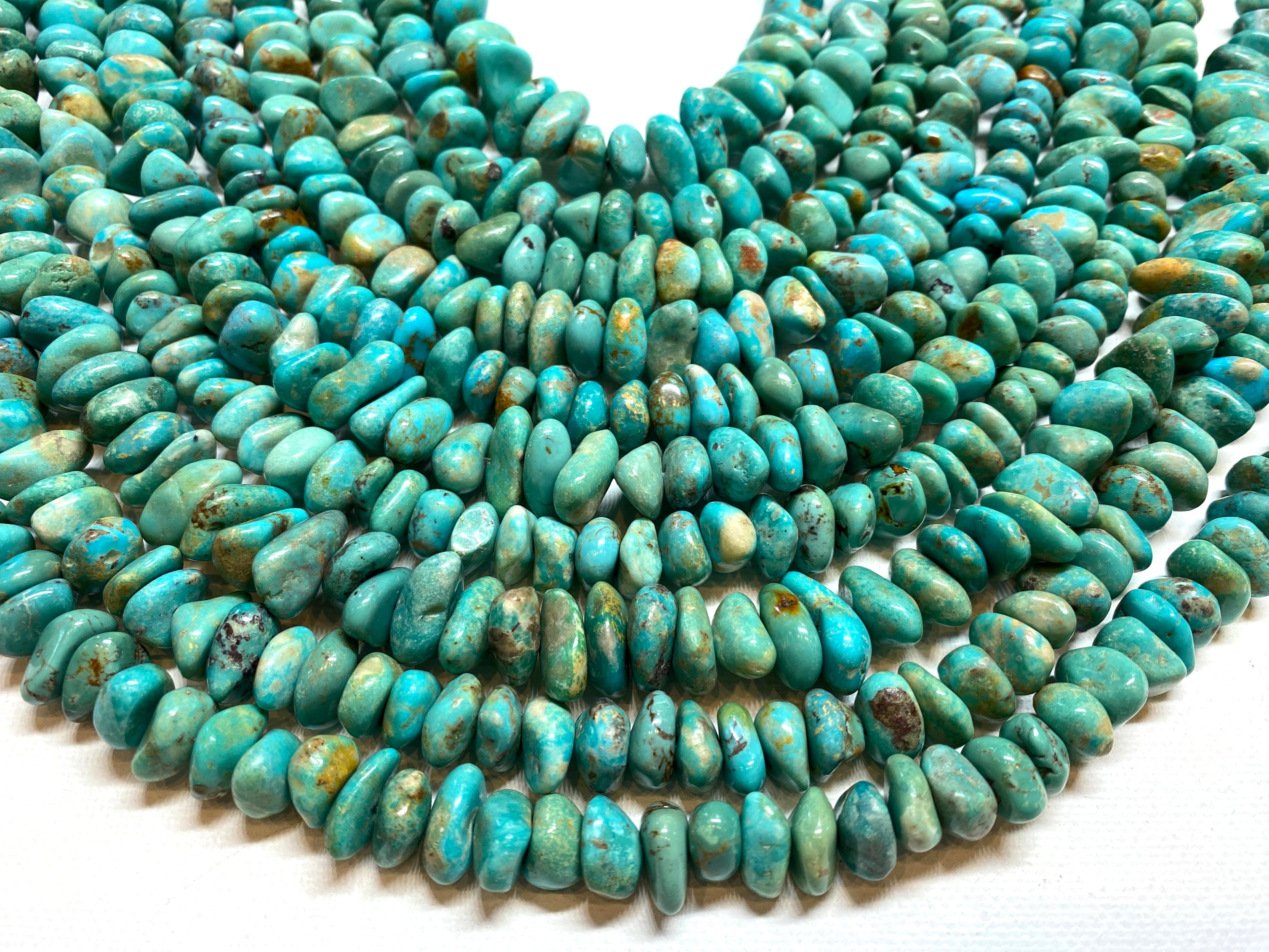 Natural Turquoise Nuggets - 10x6mm