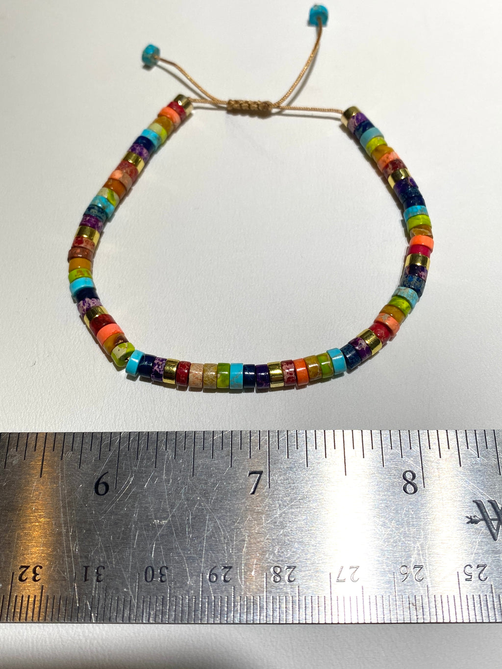 Dyed Jasper 4mm Heishi Bracelets