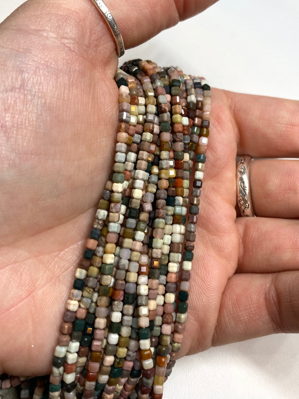 Alashan Agate Tiny Cubes