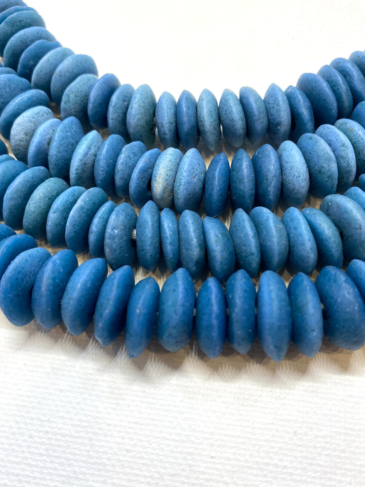 African Saucer Disk Beads