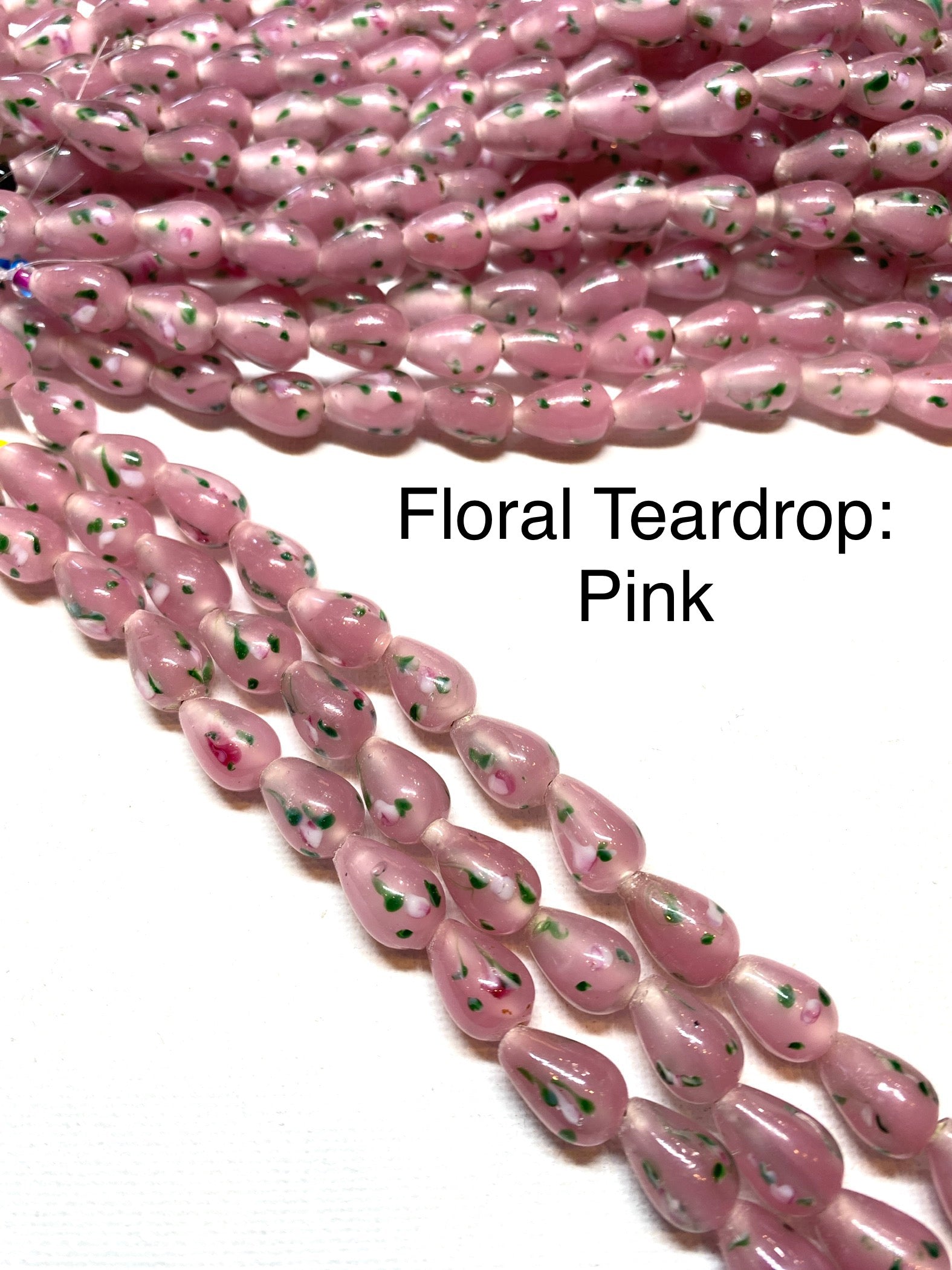 Floral Teardrop