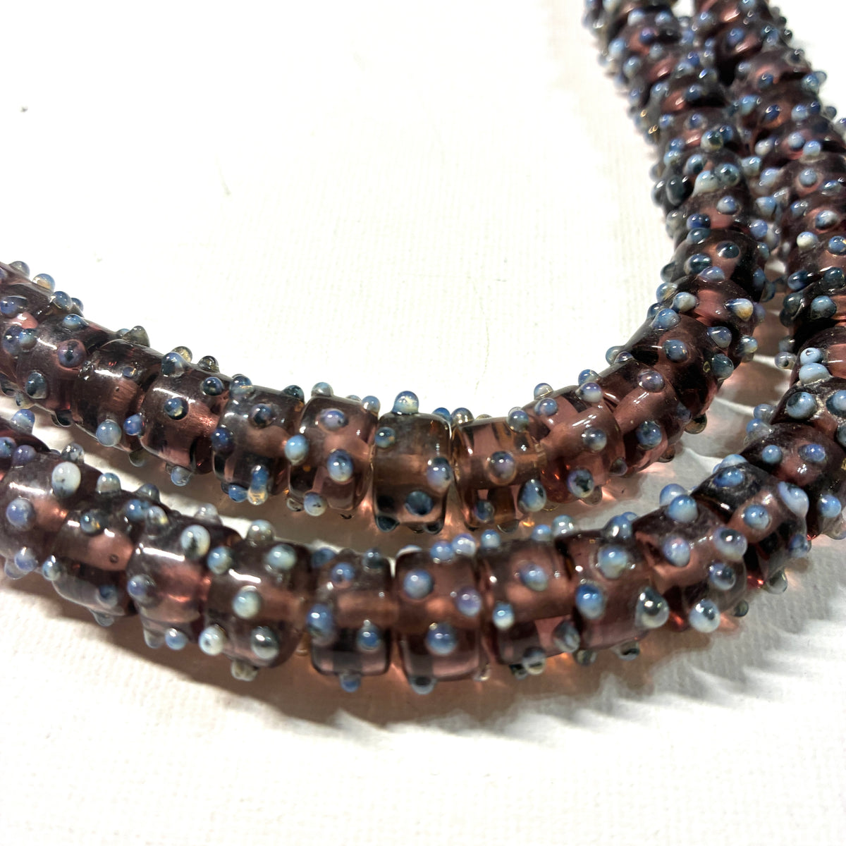 Glass Dot Bead Strands - 8"