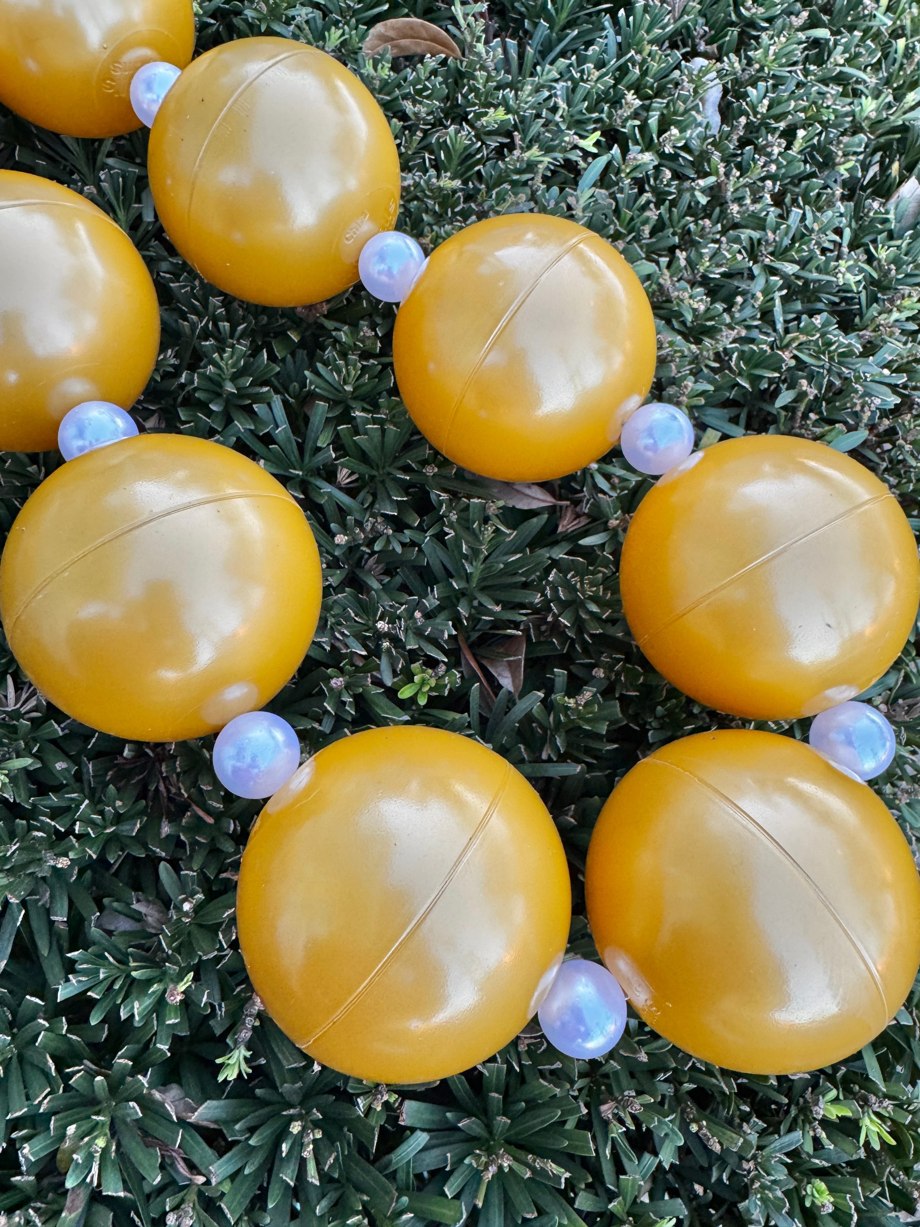 PRE-ORDER Mardi Gras Bead Garland : 8 ft. Large Heavy Duty Beads