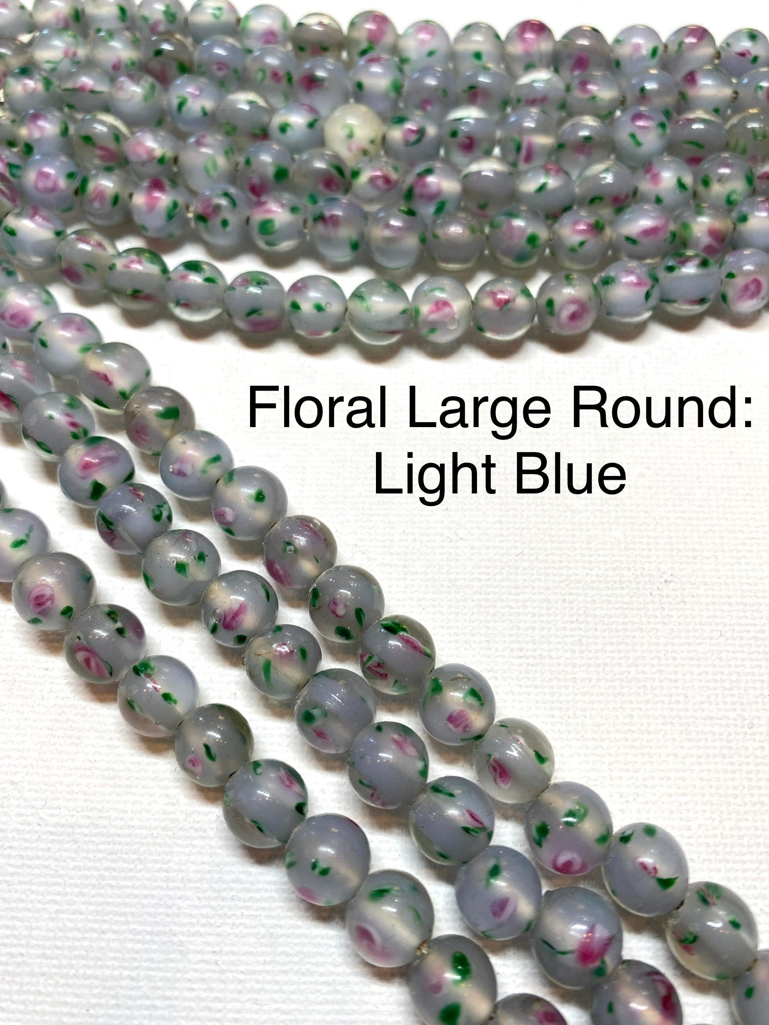 Floral Large Round