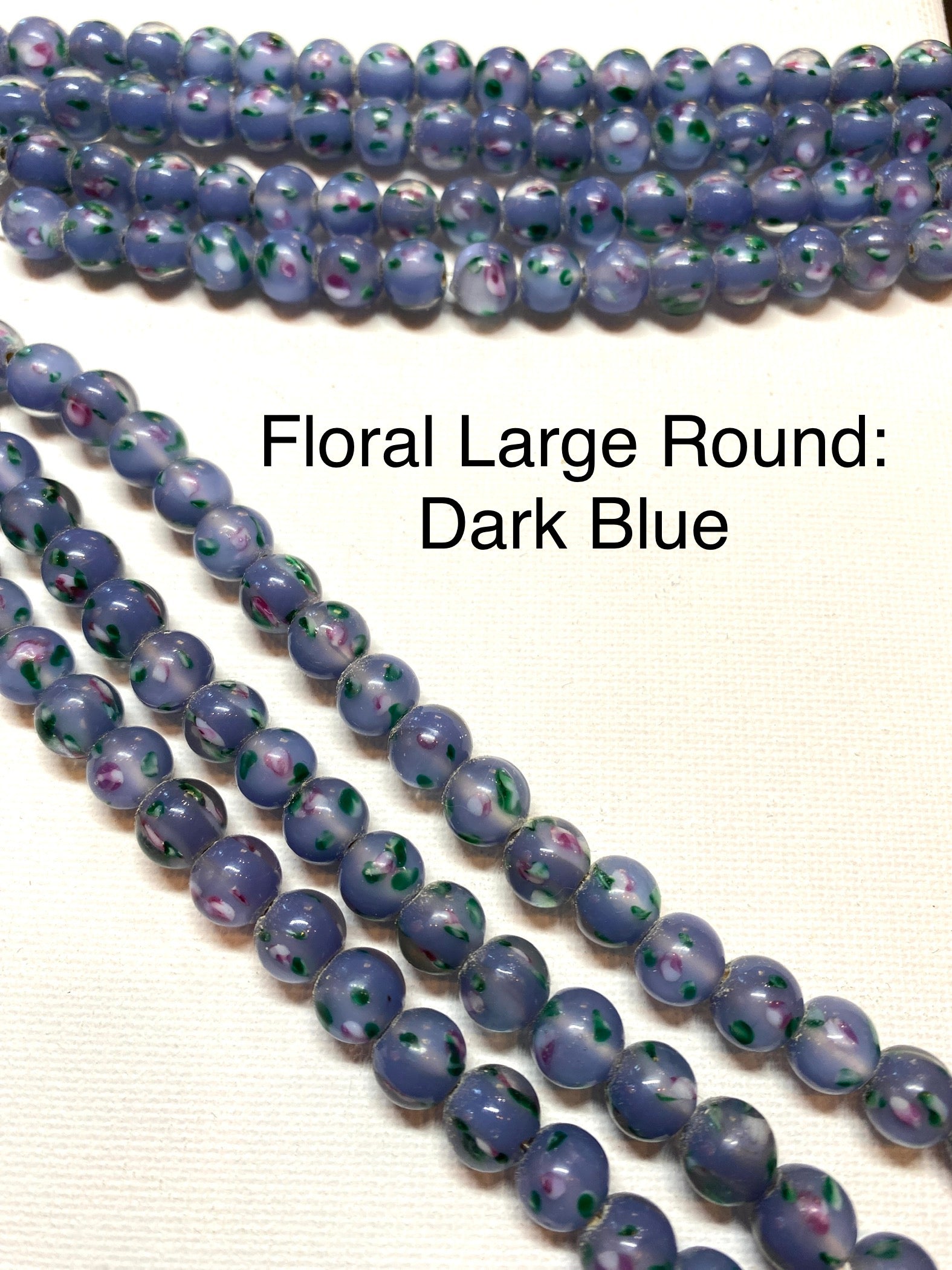 Floral Large Round