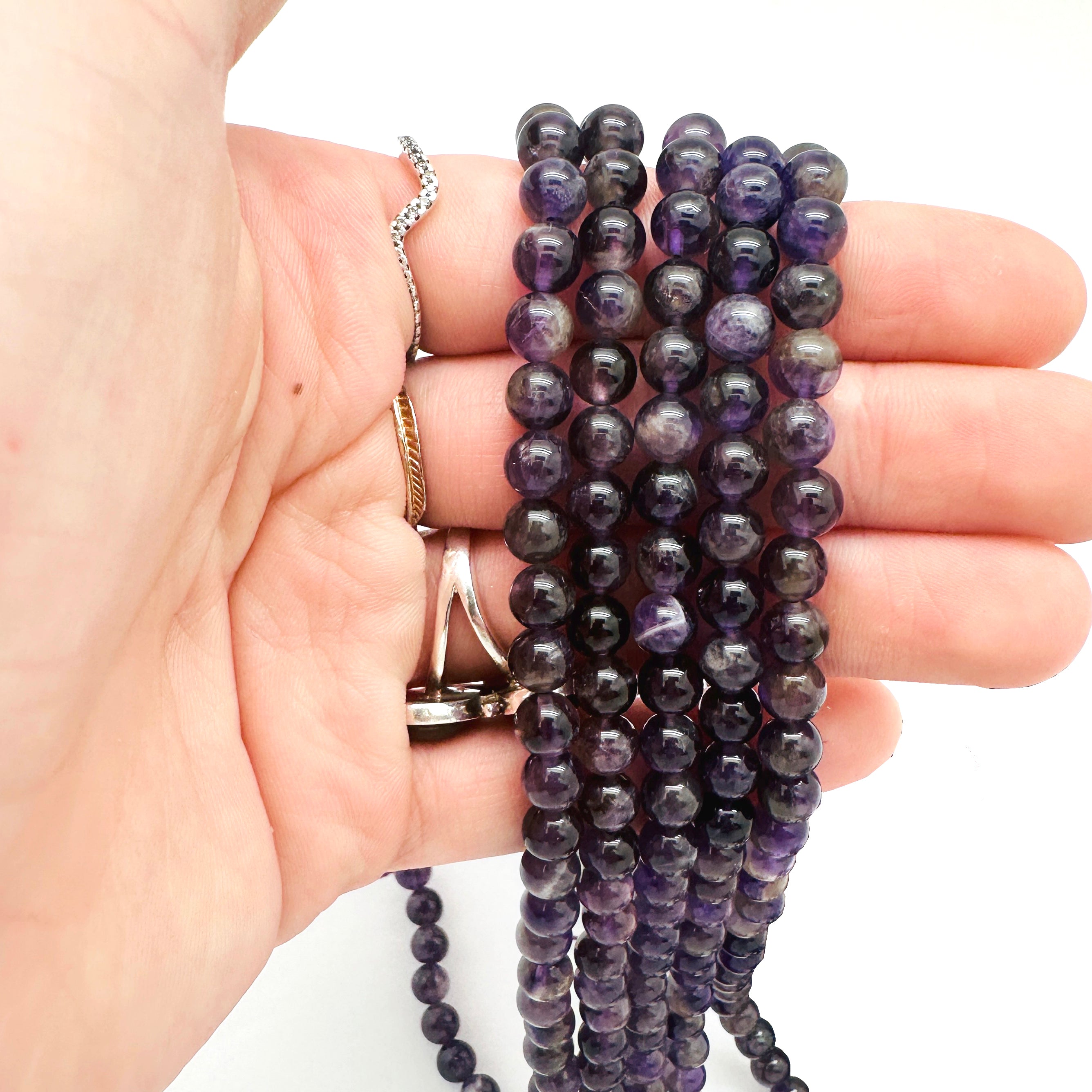 Amethyst Rounds (B Grade) - 6mm