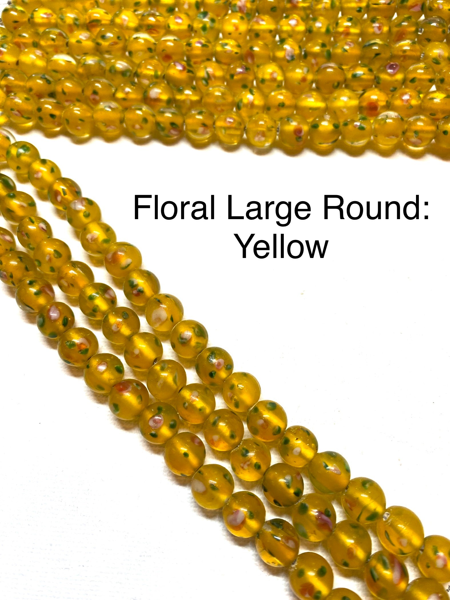 Floral Large Round