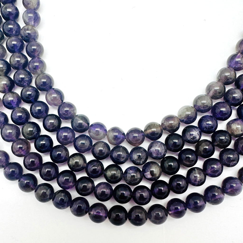 Amethyst Rounds (B Grade) - 6mm