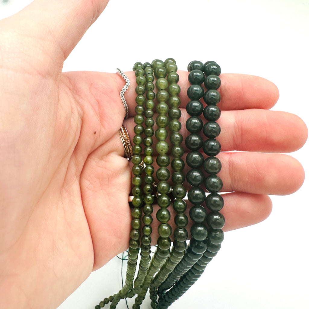 British Colombia Natural Jade- Rounds