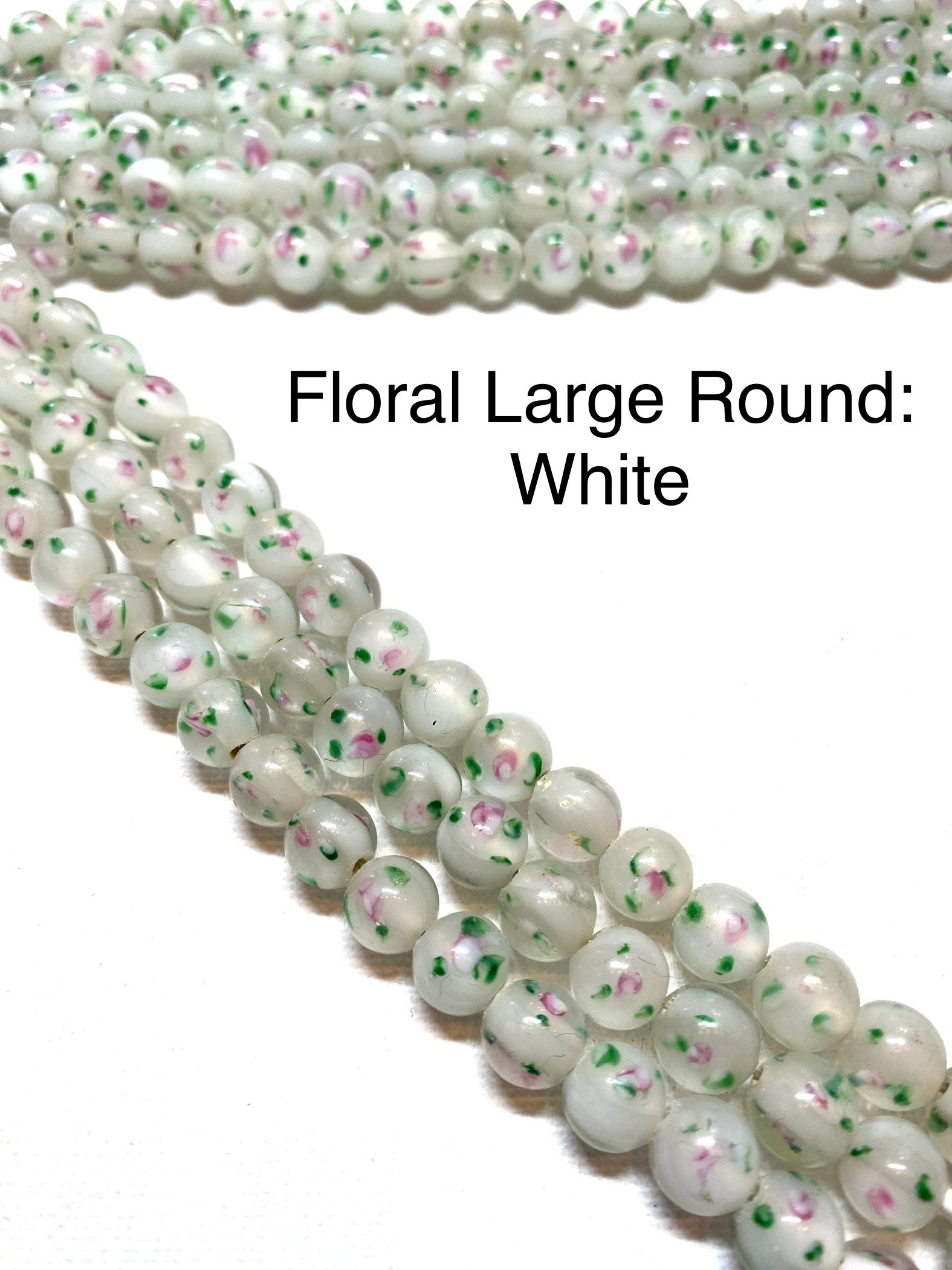 Floral Large Round