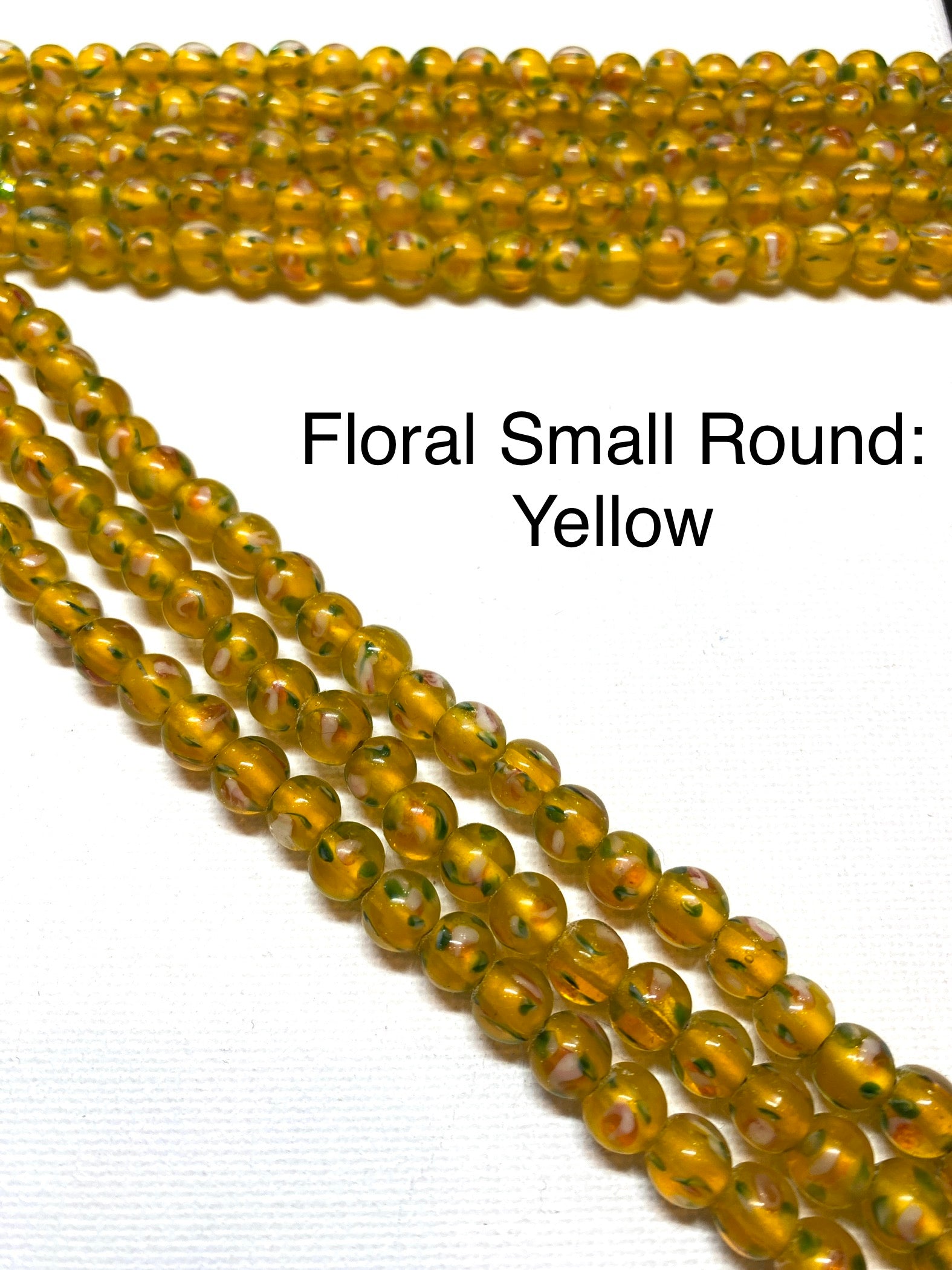 Floral Small Round