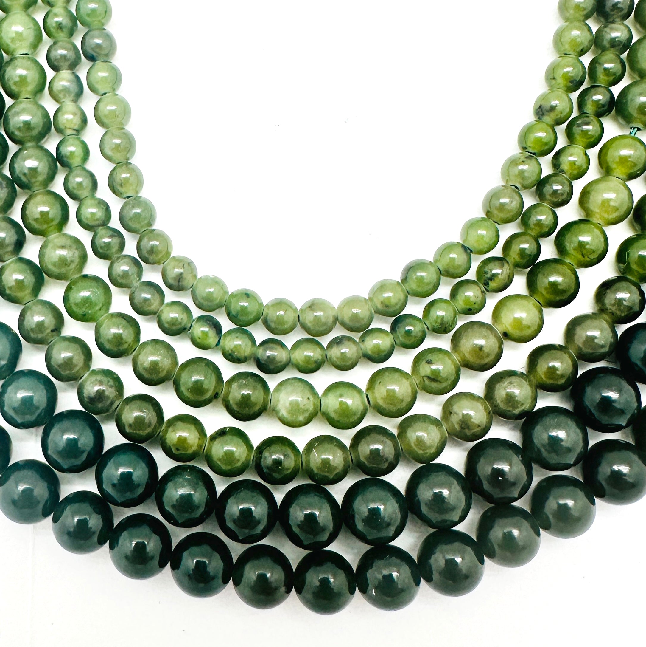 British Colombia Natural Jade- Rounds