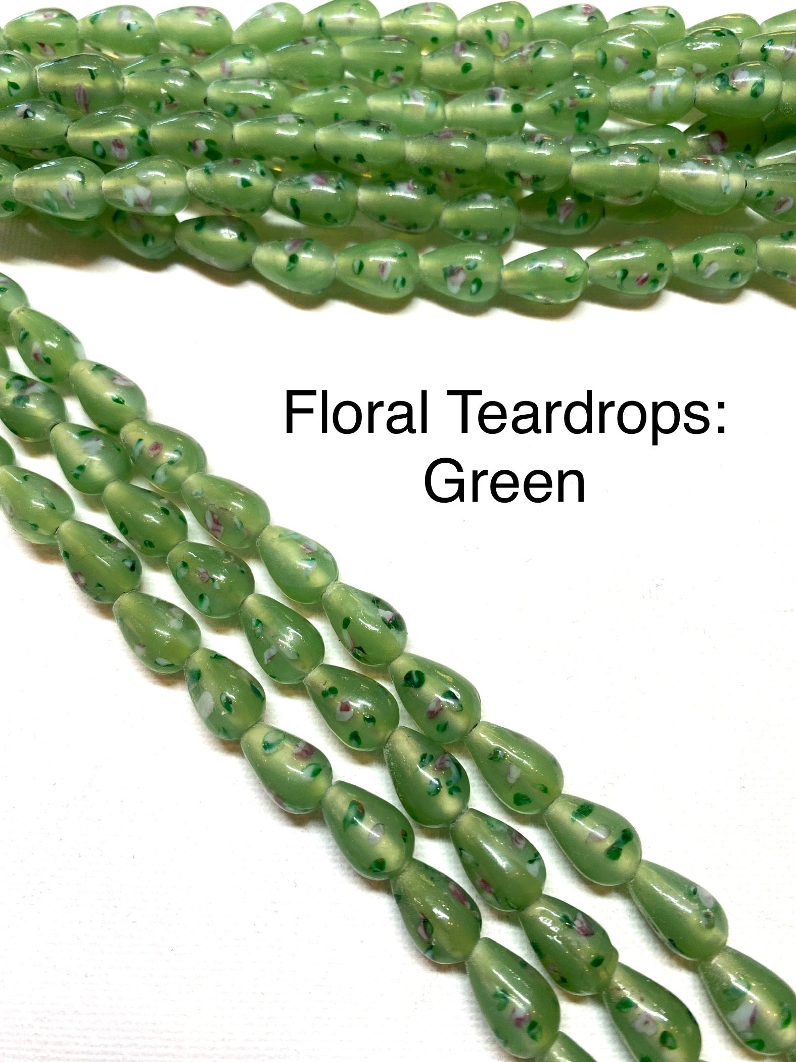 Floral Teardrop