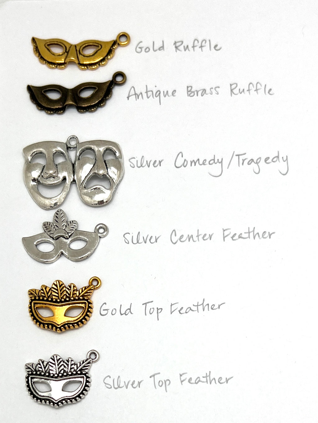 Mask Charms - 20pcs