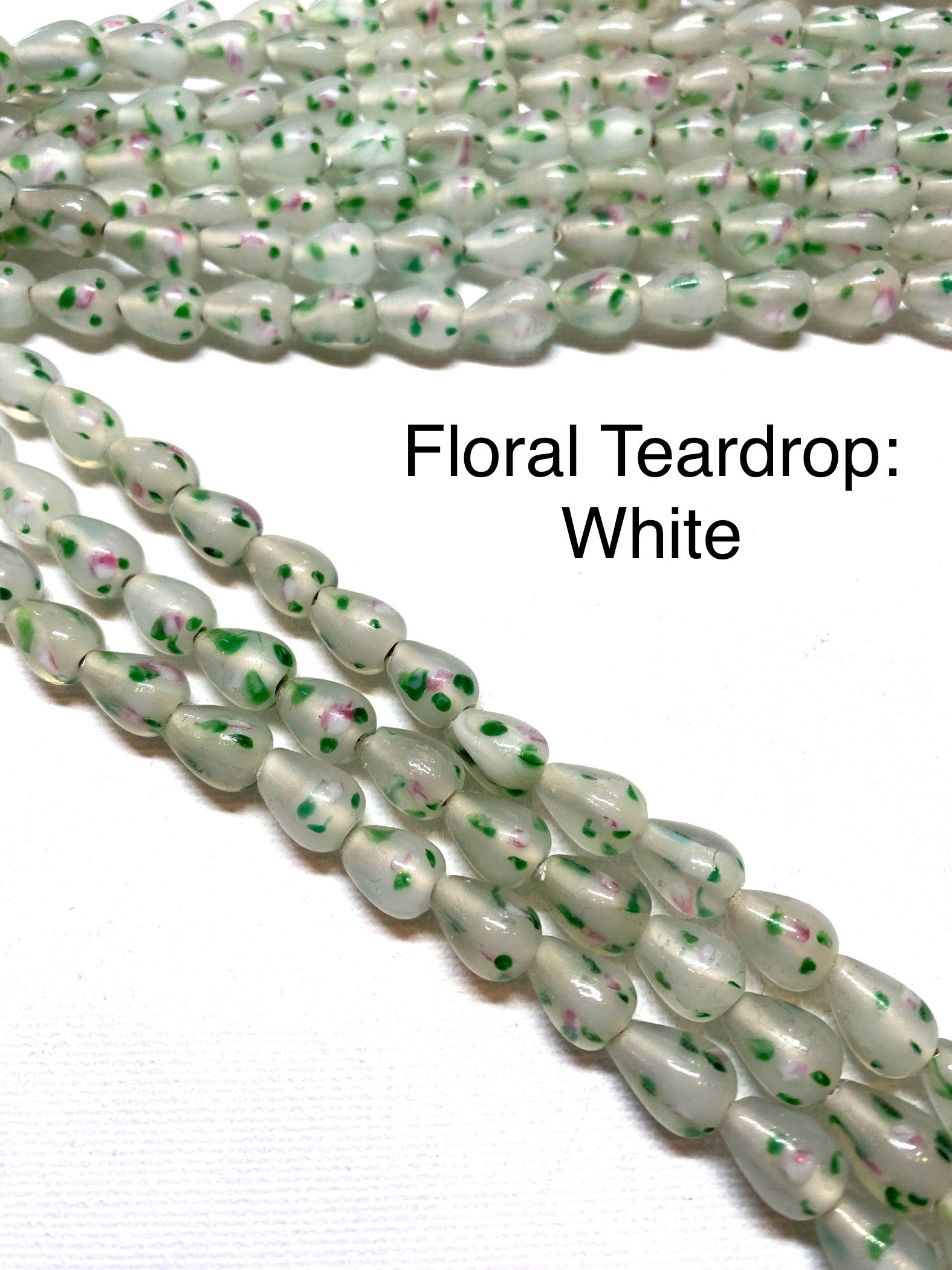 Floral Teardrop